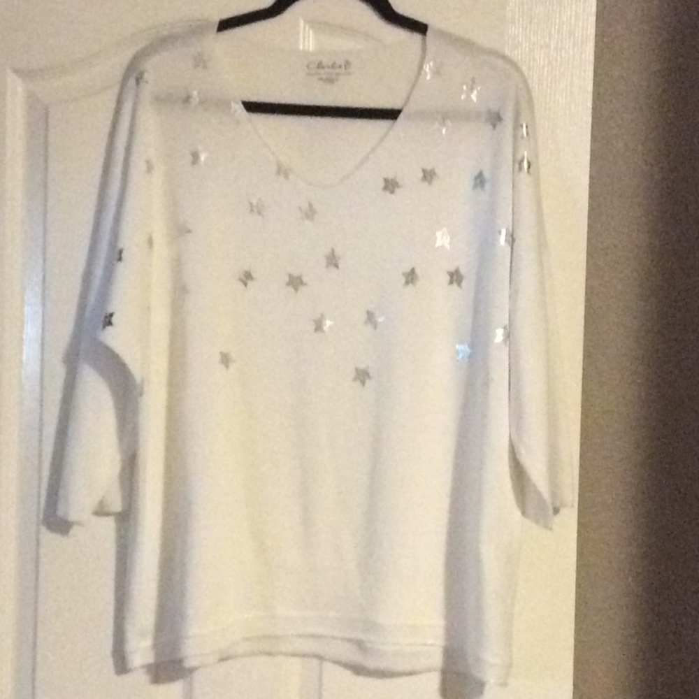 Charlie B 3/4 length sleeves top